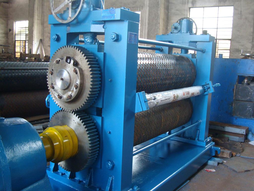 金屬壓花機(jī) 柳葉紋